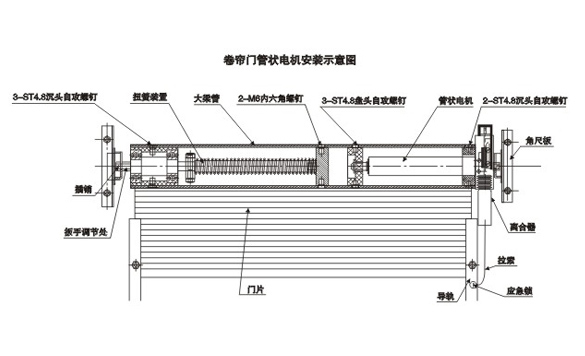 保温卷帘门电机